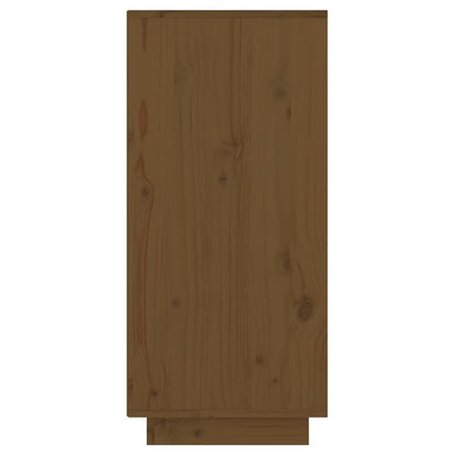 vidaXL Meuble d'appoint marron miel 60x34x75 cm Bois de pin massif