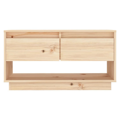 vidaXL Meuble TV 74x34x40 cm Bois de pin massif