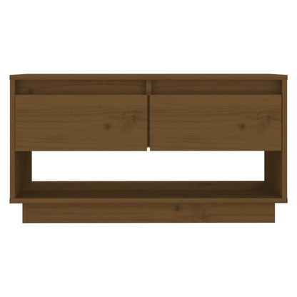 vidaXL TV-Schrank Honigbraun 74x34x40 cm Massivholz Kiefer
