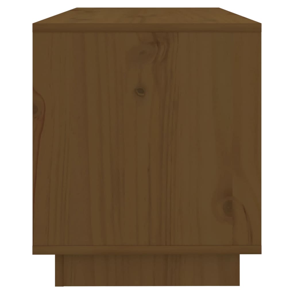 vidaXL TV-Schrank Honigbraun 74x34x40 cm Massivholz Kiefer
