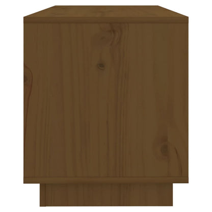 vidaXL TV-Schrank Honigbraun 74x34x40 cm Massivholz Kiefer