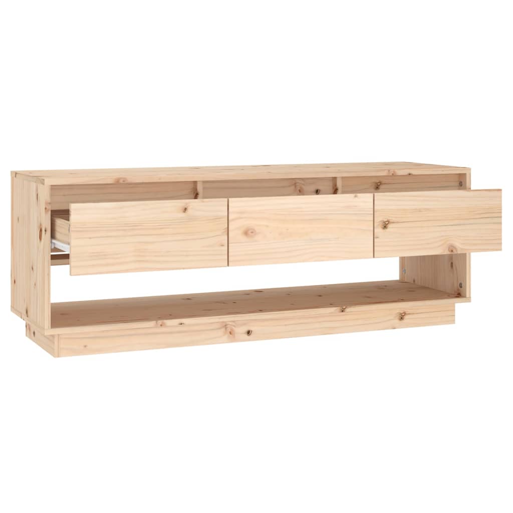 vidaXL Meuble TV 110,5x34x40 cm Bois de pin massif