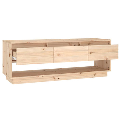 vidaXL Meuble TV 110,5x34x40 cm Bois de pin massif
