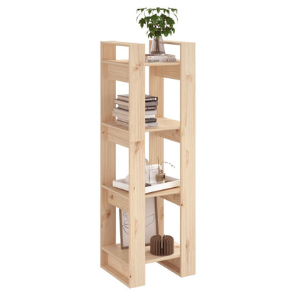 vidaXL Bücherregal/Raumteiler 41x35x125 cm Massivholz Kiefer