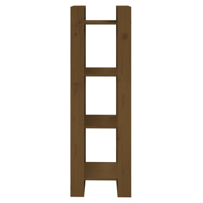 vidaXL Étagère/Séparateur de pièce marron miel 41x35x125 cm Bois de pin massif