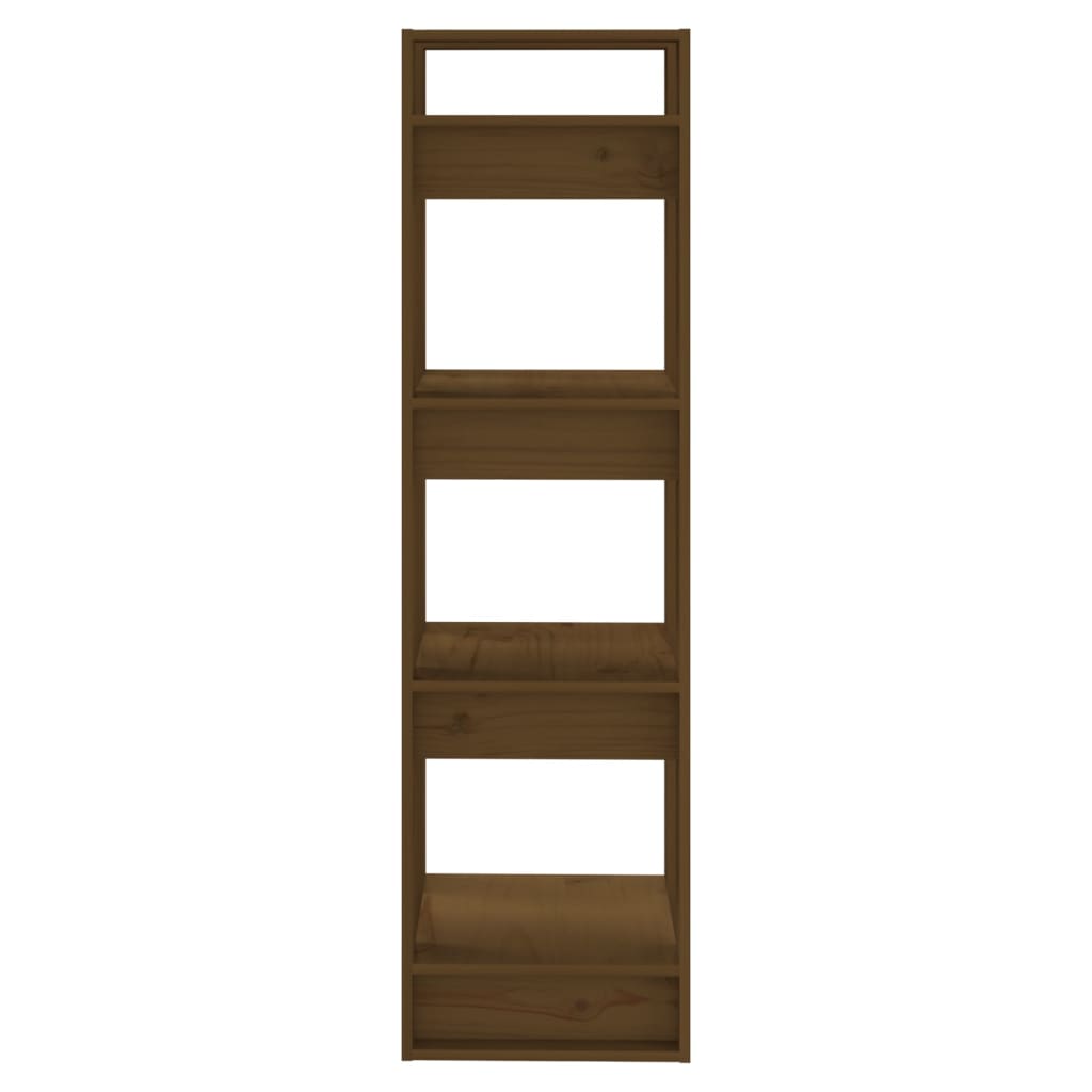 vidaXL Étagère/Séparateur de pièce marron miel 41x35x125 cm Bois de pin massif