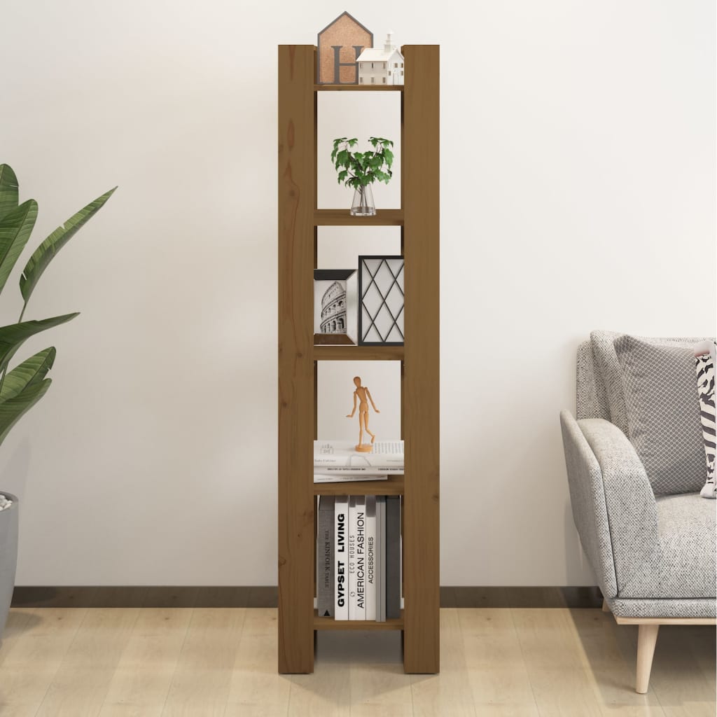 vidaXL Étagère/Séparateur de pièce marron miel 41x35x160 cm pin massif