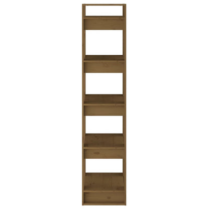 vidaXL Étagère/Séparateur de pièce marron miel 41x35x160 cm pin massif