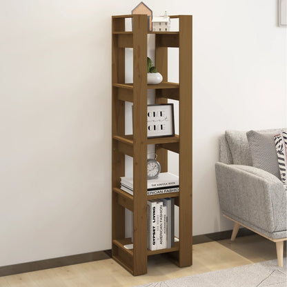 vidaXL Étagère/Séparateur de pièce marron miel 41x35x160 cm pin massif