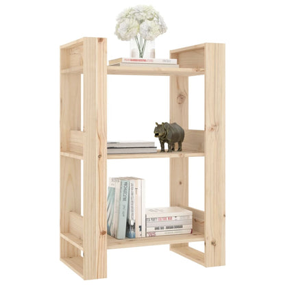 vidaXL Bücherregal/Raumteiler 60x35x91 cm Massivholz Kiefer