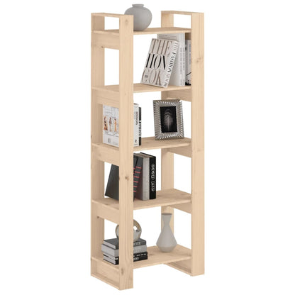 vidaXL Bücherregal/Raumteiler 60x35x160 cm Massivholz