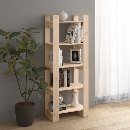 vidaXL Bücherregal/Raumteiler 60x35x160 cm Massivholz