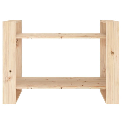 vidaXL Bücherregal/Raumteiler 80x35x56,5 cm Massivholz Kiefer
