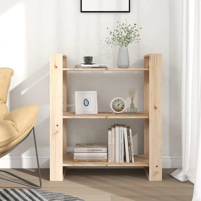 vidaXL Bücherregal/Raumteiler 80 x 35 x 91 cm Massivholz Kiefer