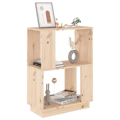 vidaXL Bücherregal/Raumteiler 51x25x70 cm Massivholz Kiefer