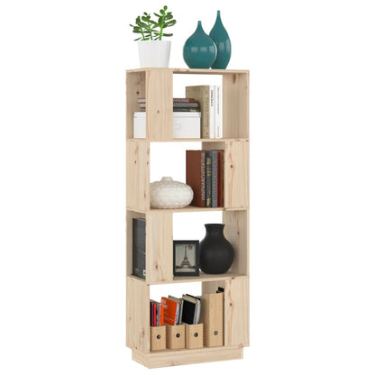 vidaXL Bücherregal/Raumteiler 51x25x132 cm Massivholz Kiefer