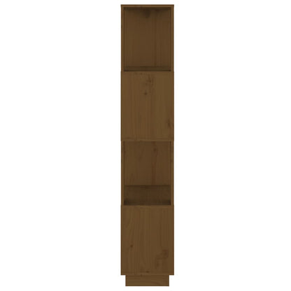 vidaXL Bücherregal/Raumteiler Honigbraun 51x25x132cm Massivholz Kiefer
