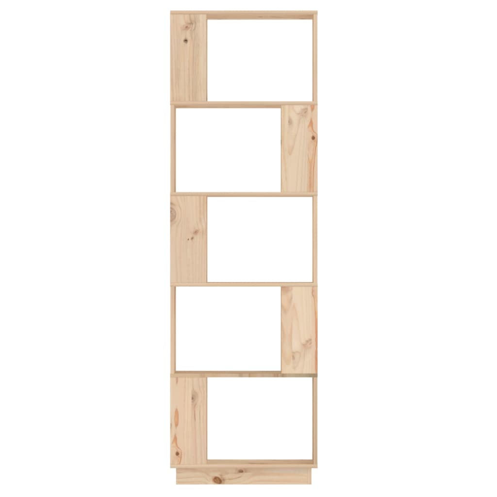 vidaXL Bücherregal/Raumteiler 51x25x163,5 cm Massivholz Kiefer