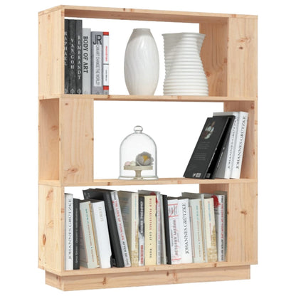 vidaXL Bücherregal/Raumteiler 80x25x101 cm Massivholz Kiefer