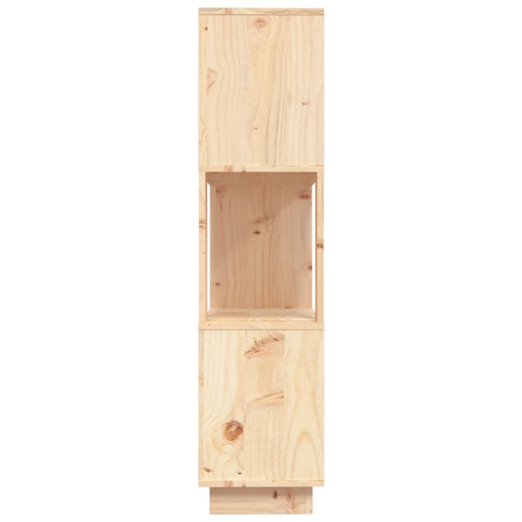 vidaXL Bücherregal/Raumteiler 80x25x101 cm Massivholz Kiefer