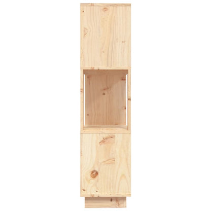 vidaXL Bücherregal/Raumteiler 80x25x101 cm Massivholz Kiefer