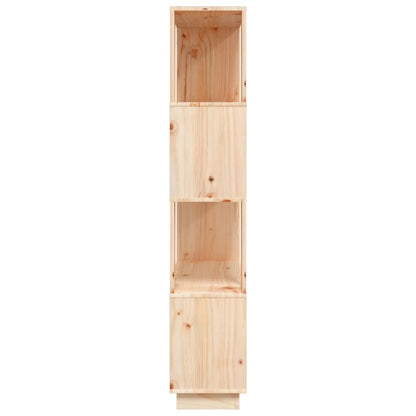 vidaXL Bücherregal/Raumteiler 80x25x132 cm Massivholz Kiefer
