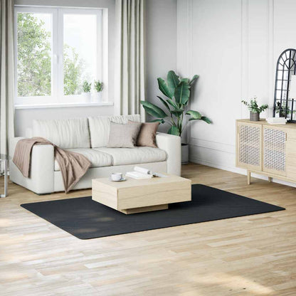 vidaXL Tapis lavable moelleux poils courts 160x230 antidérapant noir
