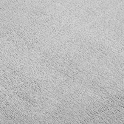 vidaXL Tapis lavable moelleux poils courts 160x230 antidérapant gris
