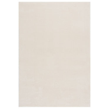 vidaXL Teppich Waschbar Flauschig Kurzflor 160x230 Rutschfest Creme