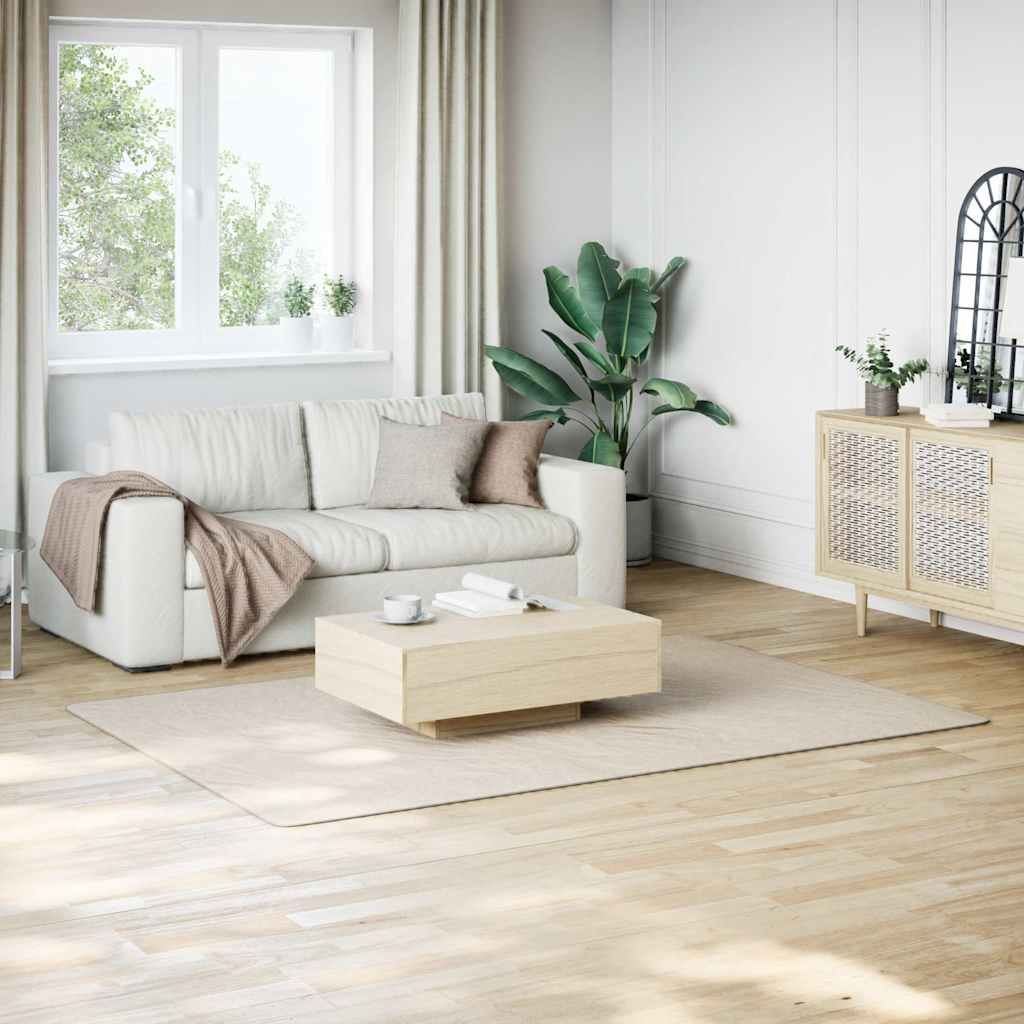 vidaXL Tapis lavable moelleux poils courts 160x230 Antidérapant Crème