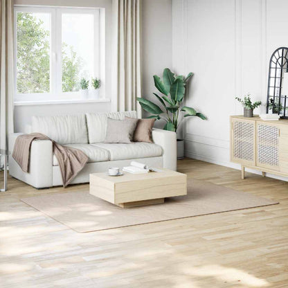 vidaXL Tapis lavable moelleux poils courts 160x230 antidérapant beige