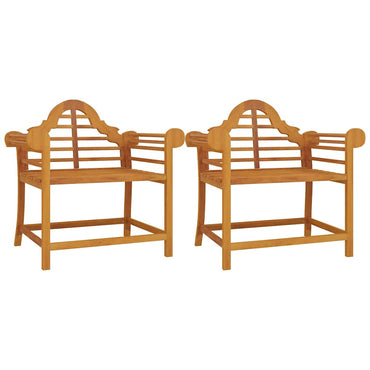 vidaXL Chaises de jardin 2 pcs 91x62x94 cm bois de teck massif