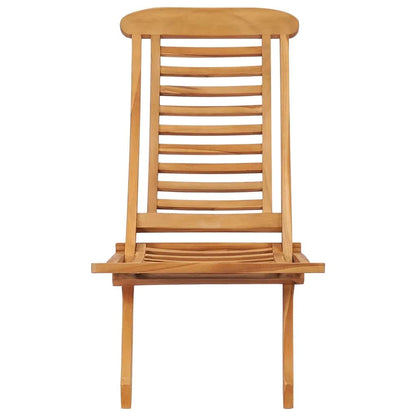 vidaXL Gartenstuhl Klappbar 50x90x69 cm Massivholz Teak
