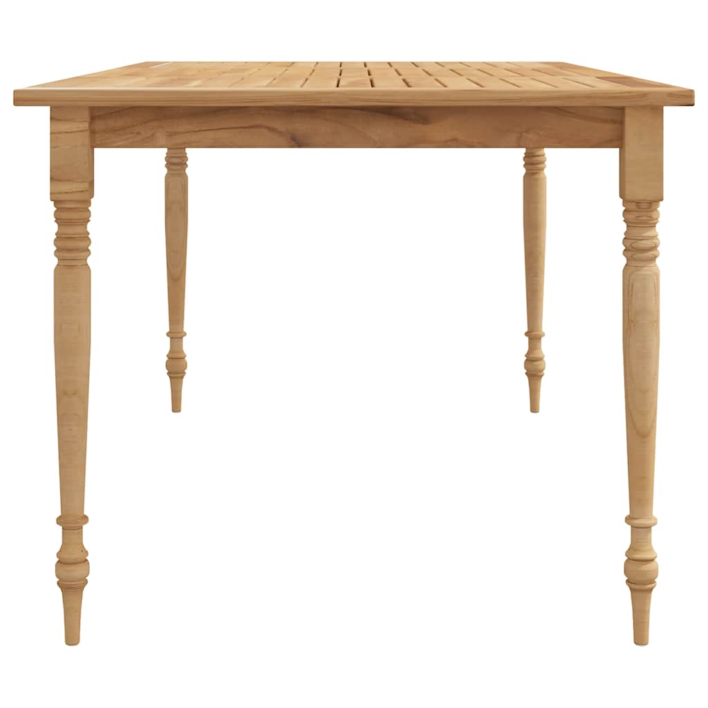 vidaXL Batavia-Tisch 150x90x75 cm Massivholz Teak