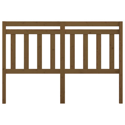 Kopfteil Honigbraun 126x4x100 cm Massivholz Kiefer