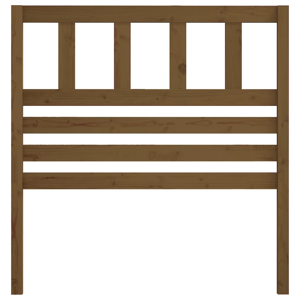 vidaXL Kopfteil Honigbraun 81x4x100 cm Massivholz Kiefer
