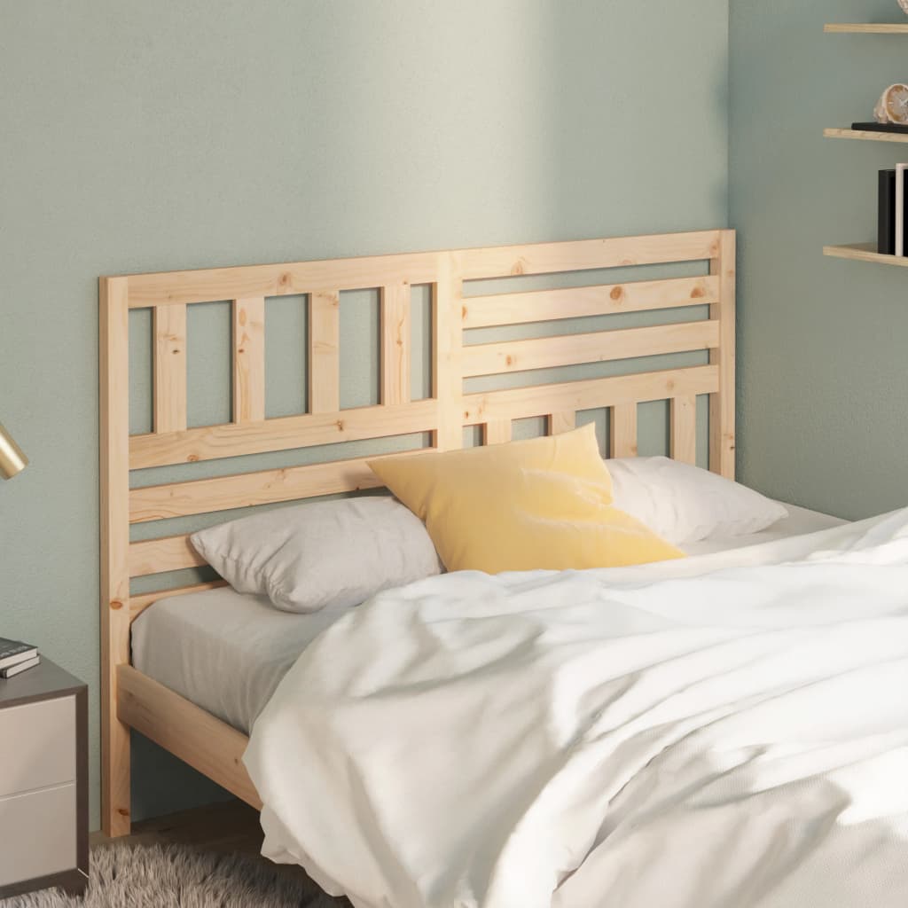 vidaXL Tête de lit 126x4x100 cm Bois de pin massif