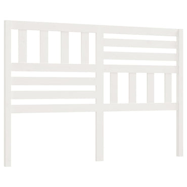 vidaXL Kopfteil Weiß 126x4x100 cm Massivholz Kiefer