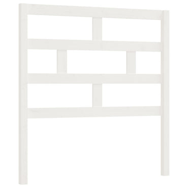 vidaXL Kopfteil Weiß 81x4x100 cm Massivholz Kiefer