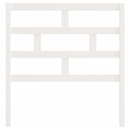 vidaXL Kopfteil Weiß 81x4x100 cm Massivholz Kiefer
