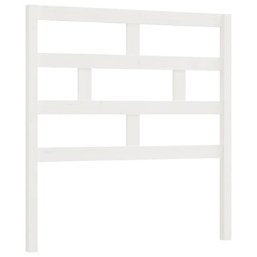 vidaXL Kopfteil Weiß 96x4x100 cm Massivholz Kiefer