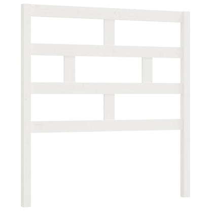 vidaXL Kopfteil Weiß 96x4x100 cm Massivholz Kiefer