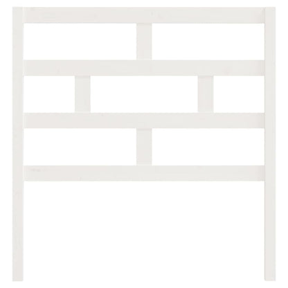 vidaXL Kopfteil Weiß 96x4x100 cm Massivholz Kiefer
