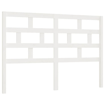 vidaXL Kopfteil Weiß 141x4x100 cm Massivholz Kiefer