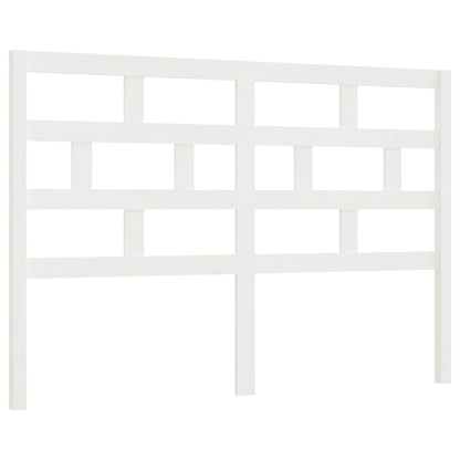 vidaXL Kopfteil Weiß 141x4x100 cm Massivholz Kiefer