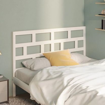 vidaXL Tête de lit blanc 156x4x100 cm bois de pin massif