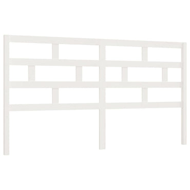 vidaXL Kopfteil Weiß 186x4x100 cm Massivholz Kiefer