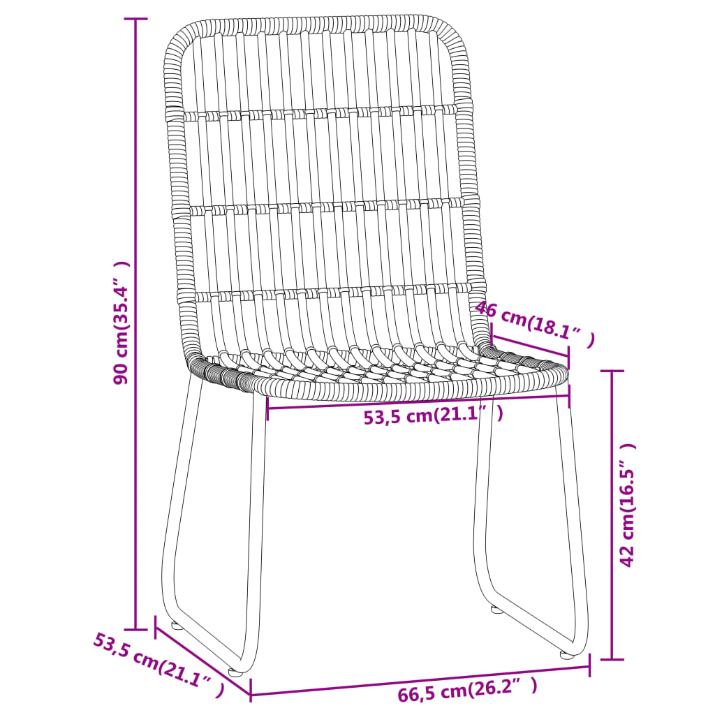 vidaXL Ensemble de salle à manger de jardin 5 pièces aspect chêne