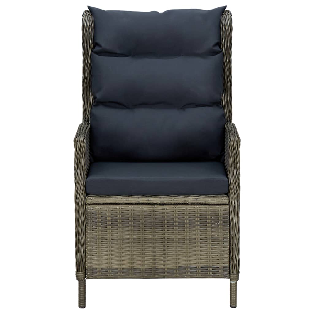 vidaXL Ensemble de salle à manger de jardin 5 pcs marron