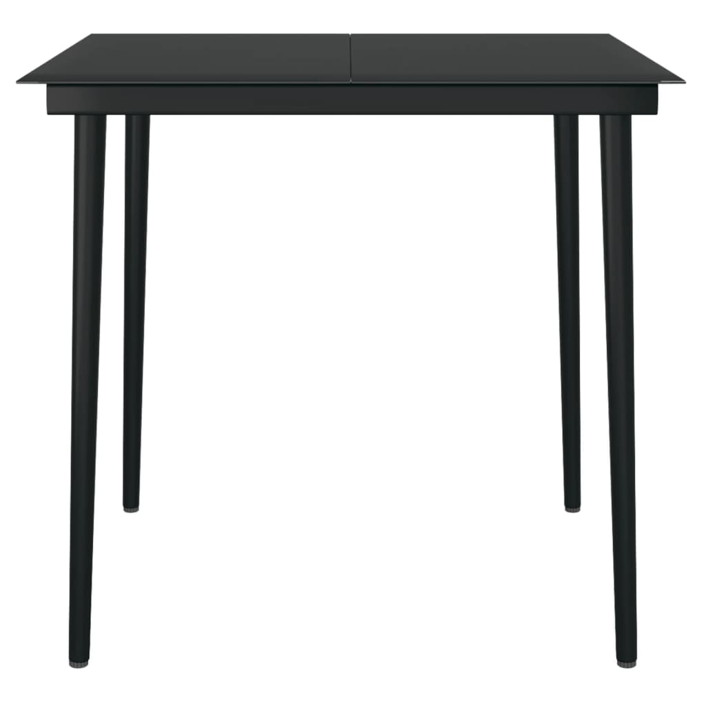 vidaXL Ensemble de salle à manger de jardin 5 pcs marron